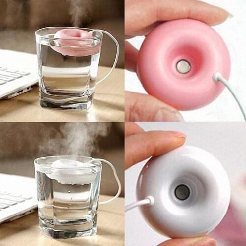 Donut humidifier usb office desktop mini humidifier portable creative air purifier