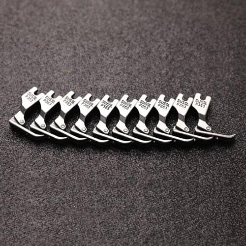 1pcs Industrial Sewing Machine Presser Foot Flatcar 0.3 Presser Zipper Foot Steel Presser Foot