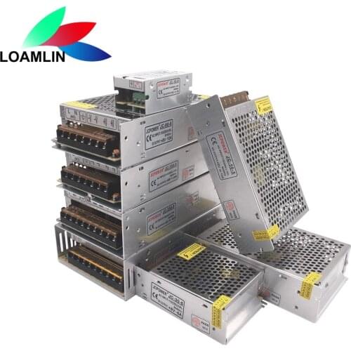 DC5V 2A 3A 4A 5A 8A 10A 12A 20A 30A 40A 60A Switch LED Power Supply Transformers Adapter WS2812B SK6812 APA102 LED Strip