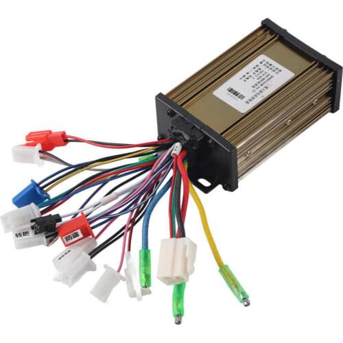 36V 350W E-Bike DC Motor Speed Controller Electric Scooter E-Bike Brushless Motor Control Aluminum Alloy DC Motor Controller