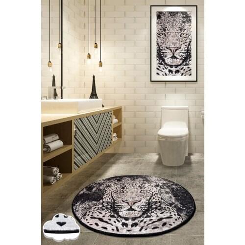 2021 model mop Tıger Djt Diameter 100 Cm Bath Mat