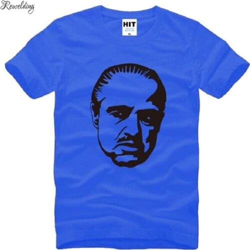 The Godfather Mafia T Shirts Men Printed T-shirt Short Sleeve Cotton Casual God Father Tops Tees Fashion Summer Style Tee Shirt