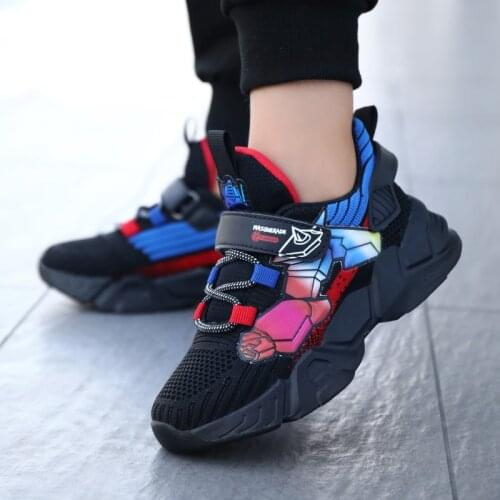 Girls Mesh Breathable Casual Sneakers Four Seasons New Student Running Boys Shoes Lightweight Non-slip Designer Kids Shoes