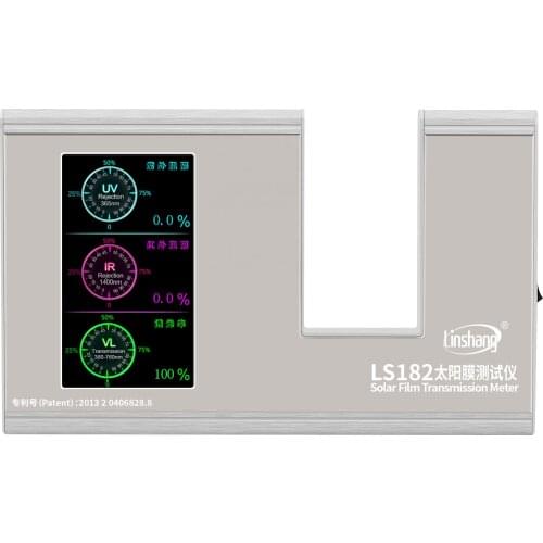 LS182 SHGC Window Energy Meter with UV Full IR Visible light transmittance Solar Heat Gain Coefficient with six results