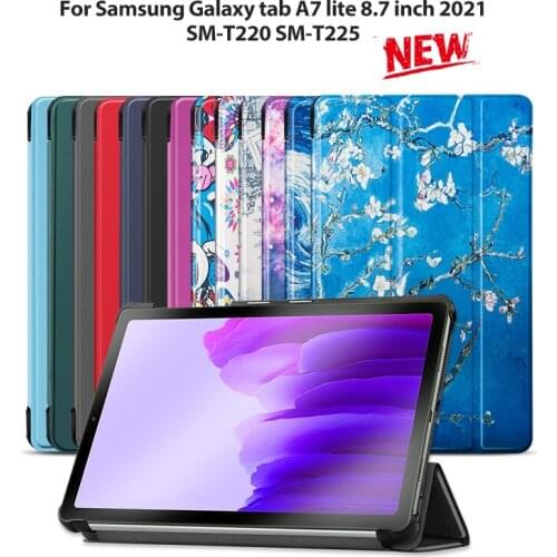 PU Leather Case for Samsung Galaxy Tab A7 Lite T220 T225 Magnetic Cover Smart Funda Capa