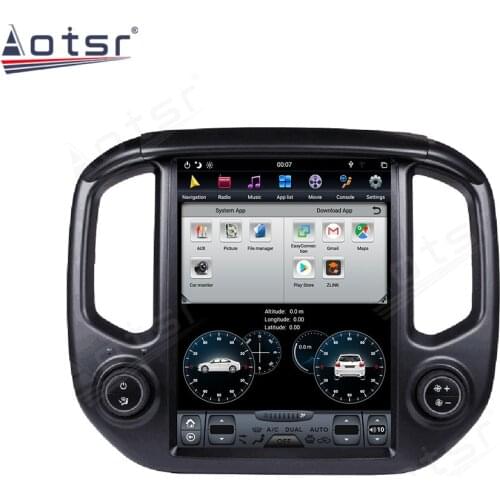 Android Car Radio Tape Recorder Multimedia Player Stereo For Ford GMC Canyon Chevrolet Colorado 2015+ Tesla GPS Navi Head Unit