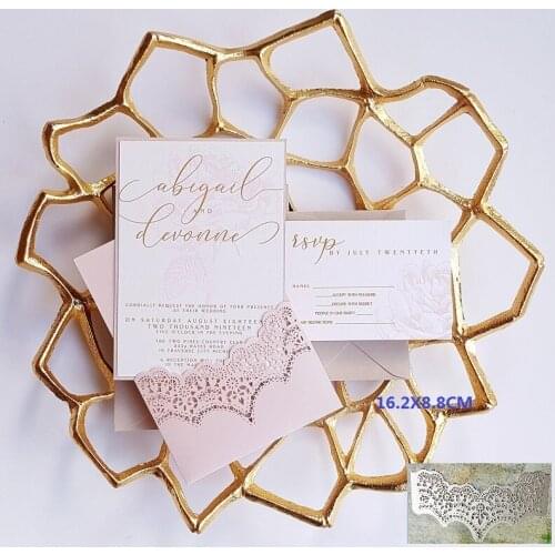 Metal cutting dies cut die mold Lace wedding Heart lace Scrapbook paper craft knife mould blade punch stencils dies
