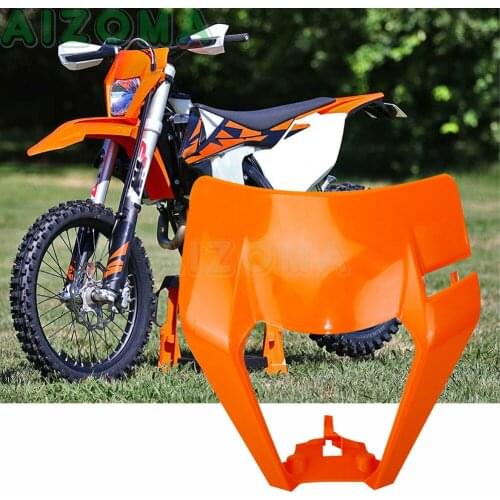 Motorcycle Dirt Bike Headlight Headlamp Plastic Cover Mask For EXC EXC-F SXF XCF SMR XC-W XC-F XC SX SX-F 125 150 250 300