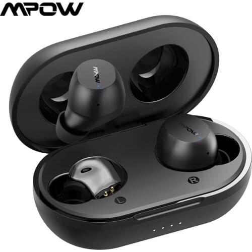 Mpow M12 Bluetooth 5.0 In Ear Earbuds IPX8 Waterproof Wireless Earphones with 25H Playtime&Touch Control for iPhone 11 Plus/X/XR