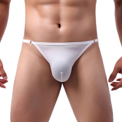 Sexy Thongs Hollow Jockstrap Mens Panties Temptation Man Gay Sexy Underwear Erotic Lingerie Sissy Underpants G-String Briefs