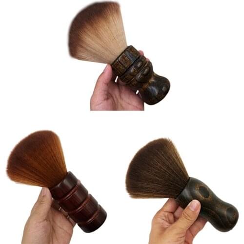 Soft Barber Neck Face Duster Brush Cleaning Hairbrush Hair Brush Salon Household Hair Cleaning Brush Hair