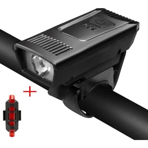 MTB Bicycle Headlight USB Rechargeable LED Waterproof Super Bright Zoom Headlight Flashlight Bike Light Lamp Bicycle Accessories