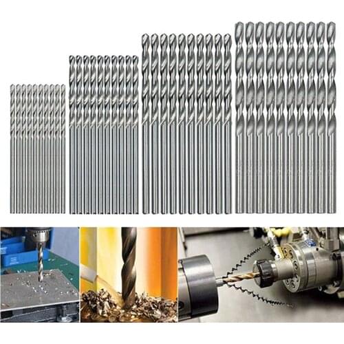 New 50 Pcs HSS High Speed Steel Building Drill Bit Set Tool 1/1.5/2/2.5/m