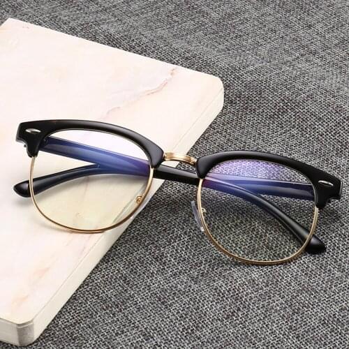 Women Men Blue Light Blocking Spectacles Anti Eyestrain Decorative Glasses Light Computer Screen Radiation Protection Eyewear
