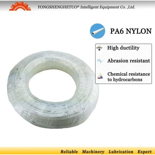 PA Nylon Oil Tube PA6 tubing Polyamide hose 6mm outer dia 100 meter long