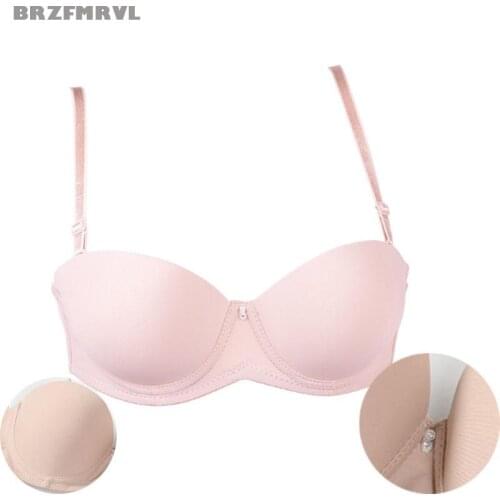 Thick gather push up sexy women bra padded sexy bra for women thicken push up bra for girl sexy pushup women bra for chest 36B