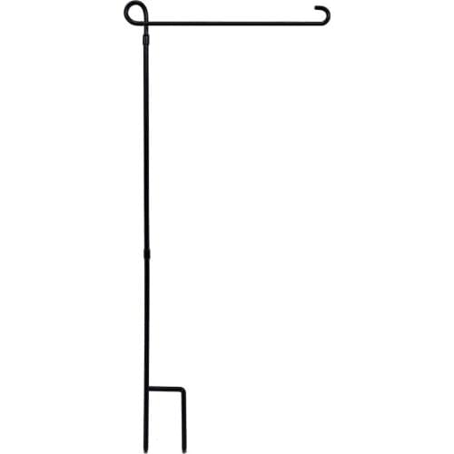 Garden Flag Stand Flagpole Yard Flag Holder Metal Powder-coated Thicken Flag Holder For Flag Rod