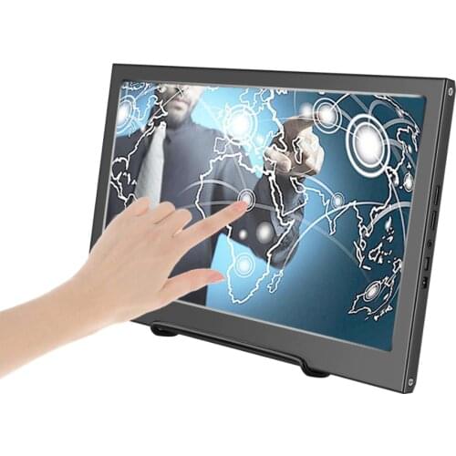 13.3" IPS Portable Computer Touch Monitor PC HDMI PS3 PS4 Xbox 1080P LCD Display Monitor for Raspberry Pi 3B 2B Windows 7 8 10