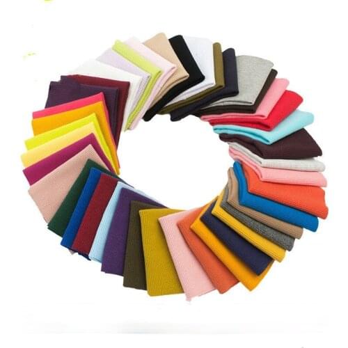 Spring Cotton Knitted Long Johns Leg Openning Sweater Cuff Rib so Clothing Fabric