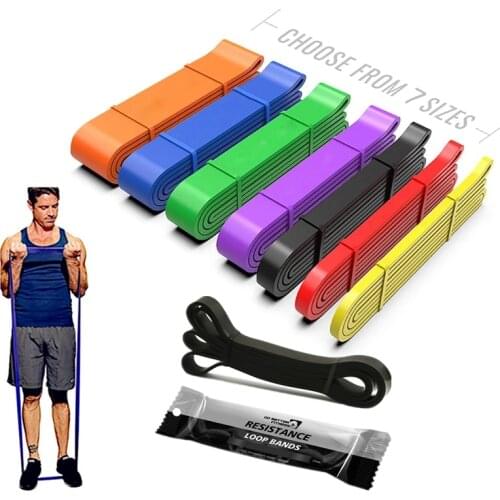 208cm Stretch Resistance Band Exercise Expander Elastic Fitness Bands Pull Up Assist Bands for Training Pilates Home Gym Workout