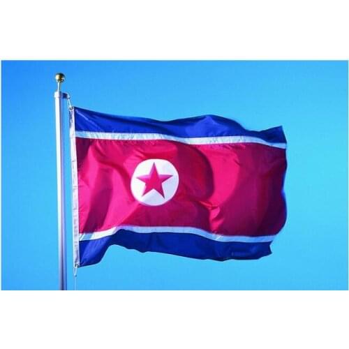 Free shipping xvggdg North Korea Country Flag 3 x 5 foots International Banner