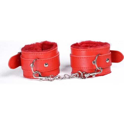 Bondage Handcuffs & Ankle Cuffs Kit BDSM Bondage Flirting Sex Toys for Adult Couples Slave Restraints Games Erotic Accessories