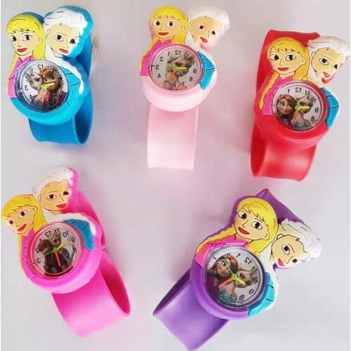 Cartoon Princess Children Watch Fashion Casual Bracelet Kids Slap Patted Watch Girls Watches Toy Baby Christmas Birthday Gift