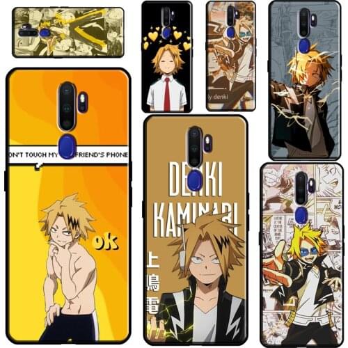 Denki Kaminari My Hero Academia For OPPO A52 A72 A91 A5 A9 A31 A53 2020 Reno2 Z Find X2 X3 Pro A3S A5S A1K A15 A93 Case