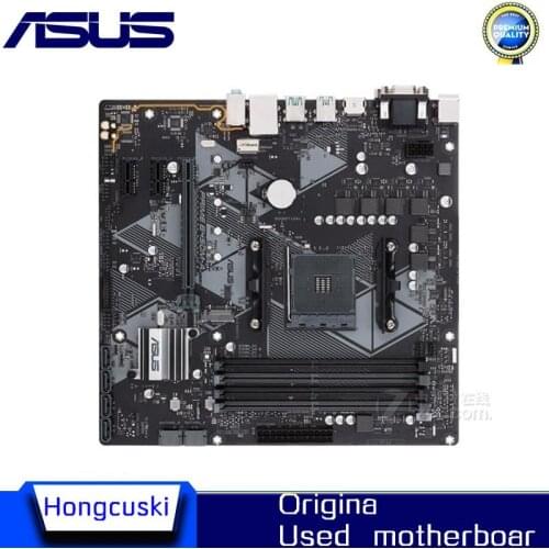 For ASUS PRIME B450M-A Used original motherboard Socket AM4 DDR4 B450 Desktop Motherboard