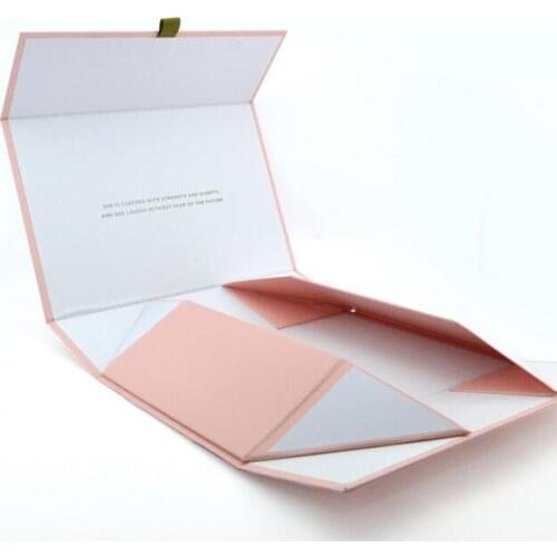China supplier custom luxury collapsible cardboard box large magnetic folding gift box