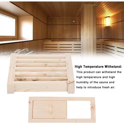 Summer Bath Sauna Room Air Vent Sauna blinds Grille Ventilation Panel Sauna Room Equipment Non-Slip Bathtub Shutter Window 4