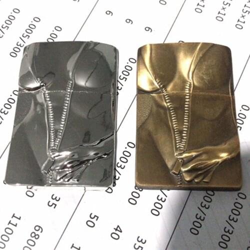 Metal Badge for Kerosene lighter Oil Lighter DIY Handmade Smoker Accessories Gadgets Sexy girl 019