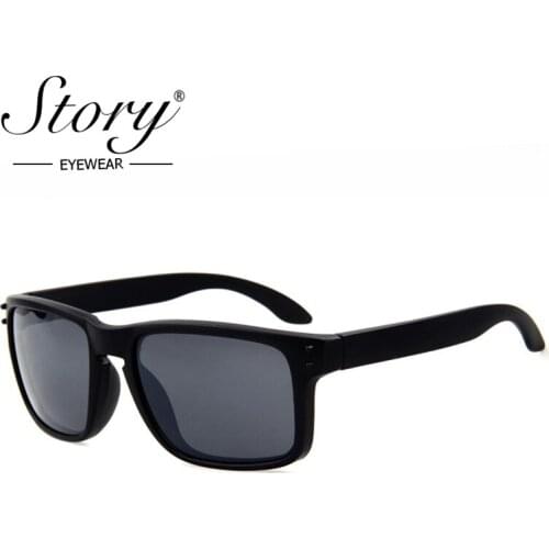 STORY mens square sunglasses brand designer 2019 fashion vintage classics black sun glasses for male retro eyewear S0709A