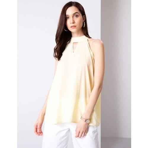 Желтые блузки PIERRE CARDIN China At AliExpress