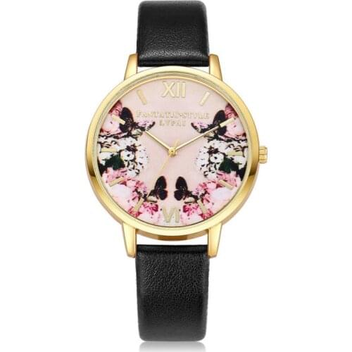 Lvpai Luxury Brand womens watch 2019 women clock Ladies Laether Watch Quartz Wristwatches Ladies Dress montres femmes #N03