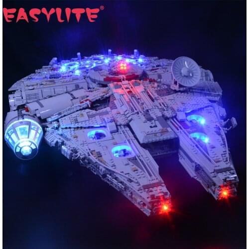 Led Light Kit For 75192 And 05132 Falcon Millennium DIY Toys Set (Not Included Building Blocks)
