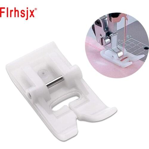 1/2pcs Non-stick Sewing Pressure Foot Leather Presser Foot for Domestic Sewing Machine Parts Household Sewing Accessories