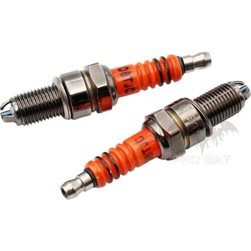 2Pcs High Performance D8TJC D8TC D8EA DR8EA Spark Plug For Lifan Kazuma Loncin Lexmoto