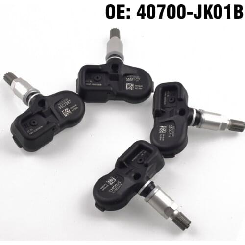 4pcs Car Tire Pressure Sensor Monitor 315Mhz 40700JK01B For NISSAN CUBE JUKE MURANO ROGUE X-TRAIL for INFINITI EX35 FX35 FX45