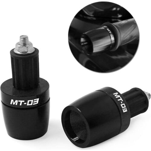 7/8"22mm Motorcycle Accessories Handlebar Grips Counterweight Ends Handle Bar Cap Cover Plug Slider For YAMAHA MT-03 MT03 MT 03