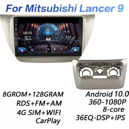 4GRAM+64GROM DSP 2 din Android 9.0 Car Radio Multimedia Video Player For Mitsubishi Lancer ix 2006 2007-2010 carplay WiFi