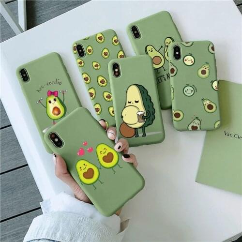 Avocado Fruit TPU Cases For Huawei Honor P Smart Y9 Prime Y7 2019 2020 8X Nova 6 SE 3 3i P30 P20 10i P40 Lite Pro E P10 Lite Bag