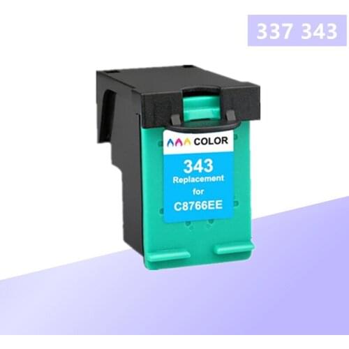 Compatible for HP 343 337 Ink Cartridge for HP337 343 for HP Photosmart 2575 8050 C4180 D5160 Deskjet 6940 D4160