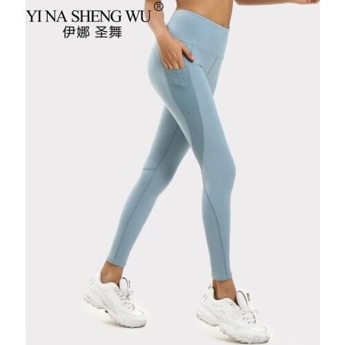 New Yoga Pants Women Pocket Plus Size Leggings Sport Girl Gym Leggings Women Tummy Control Jogging Tights Female Fitness Pants