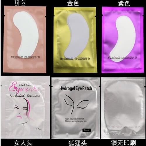 New 50 Pairs Eyelash Pad Gel Patch Grafting Eyelashes Under Eye Patches For Eyelash Extension Paper Sticker Wraps Makeup Tools
