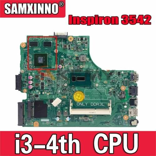 Original Laptop motherboard For DELL Inspiron 3542 Mainboard 13261-1 CN-0VJH0N 0VJH0N SR1EN i3-4030U N16V-GM-B1 DDR3