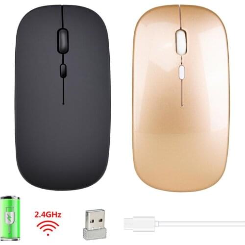 M80 Rechargeable Wireless Mouse Mute 2.4G Office Mouse 500 MAh Built - In Battery 2.4G Wireless Mouse Ergonomics Optical Mouse