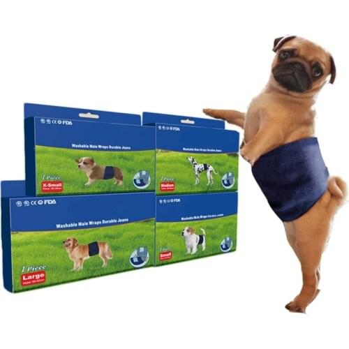 2019 Dog Diaper Male Durable Doggie Diapers Pants Dog Wrap Panty Pet Underwear Briefs Shorts Sanitary Physiological Pants