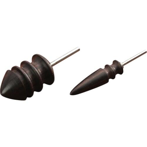 Leather Burnisher Bits Rotary Tool Pointed Tip Made of Solid Tropical Sandalwood Create Smooth Clean Edges