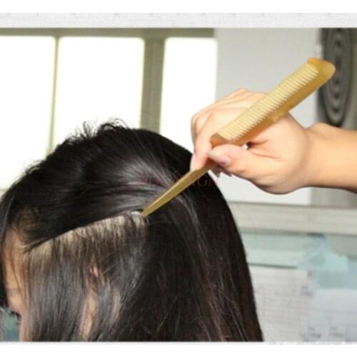Natural Horn Comb Hairbrush Tail Pick Hair Distribution Road Child Tie Scorpion Combs Hairdressing Supplies For Female Gift Sae